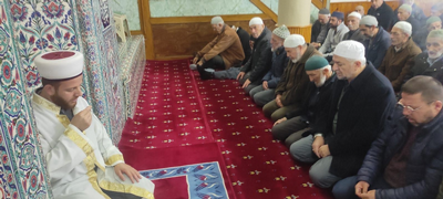 CEMAAT HEDİYE CAMİSİNDE BULUŞTU