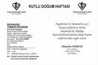 Bayanlara Kutlu Doğum Programı