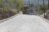 Alifuatpaşa'da Parke çalışmaları Devam Ediyor