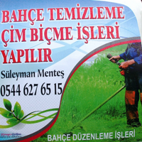 Bahçe Temizleme Çim Biçme İşleri Yapılır