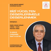 MUSTAFA TURAN KONFERANSINA DAVETLİSİNİZ